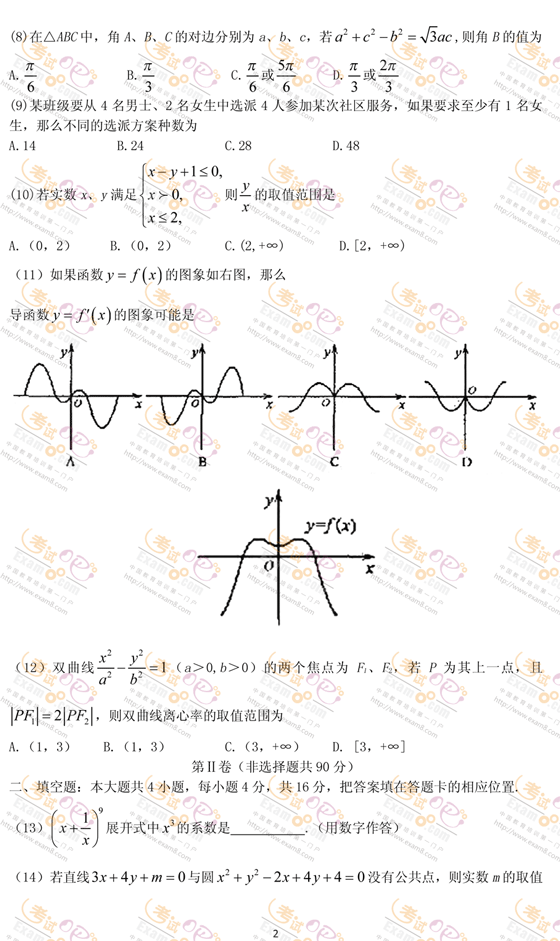 2008긣ʡѧ(Ŀ)߿Ծ